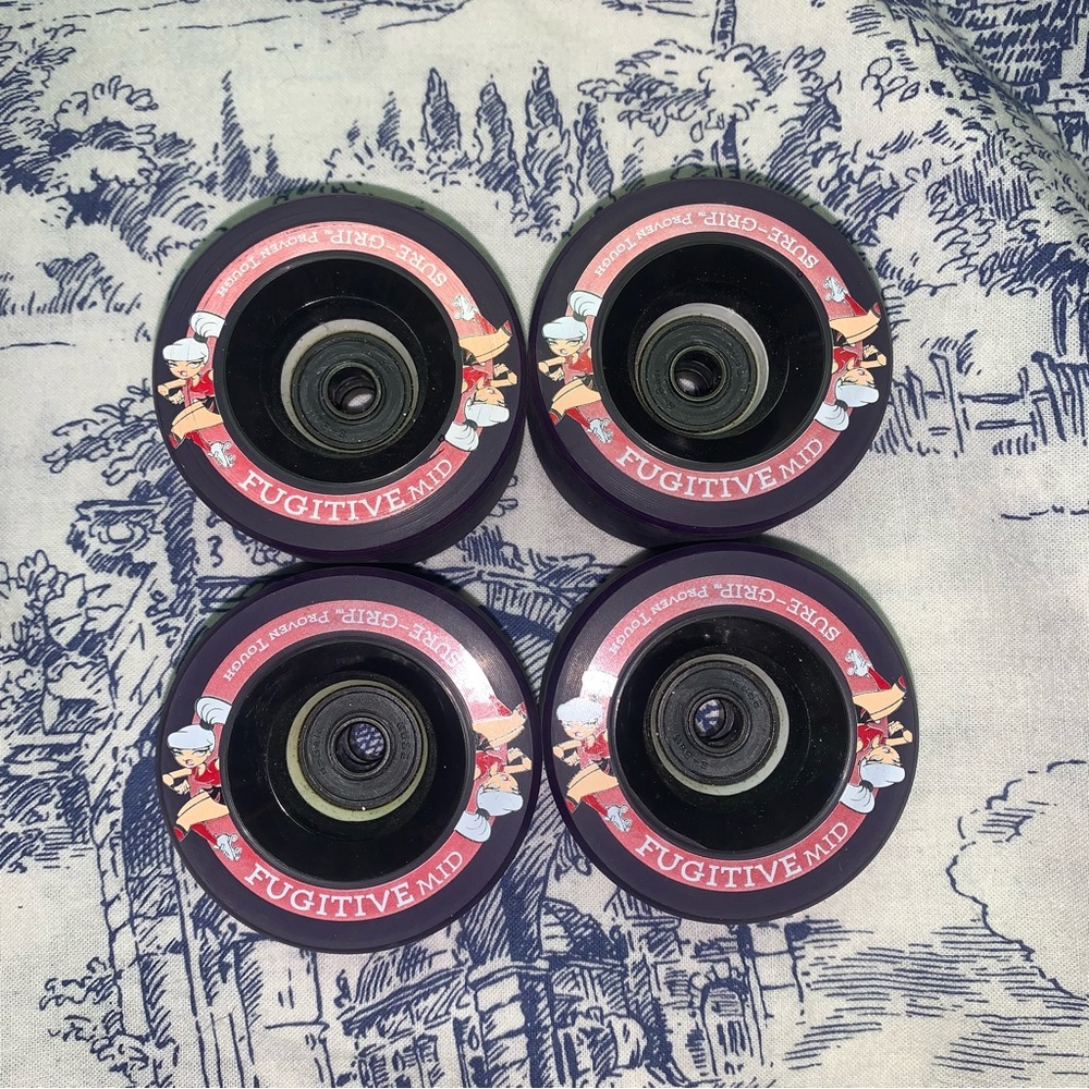 4 Replacement Fugitive Mid Sure-Grip Purple 62mm, Set
